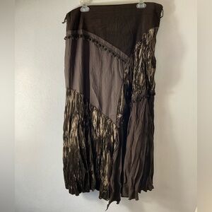 Tall Girl Brand Brown Skirt‎ Sz 16T